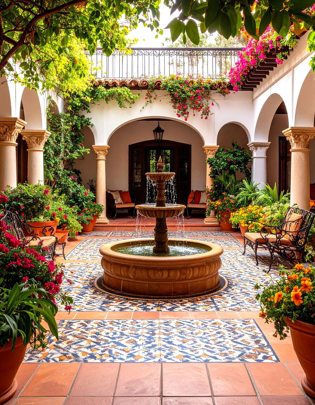 Courtyard Integration Planning - 24 spanish colonial revival architecture