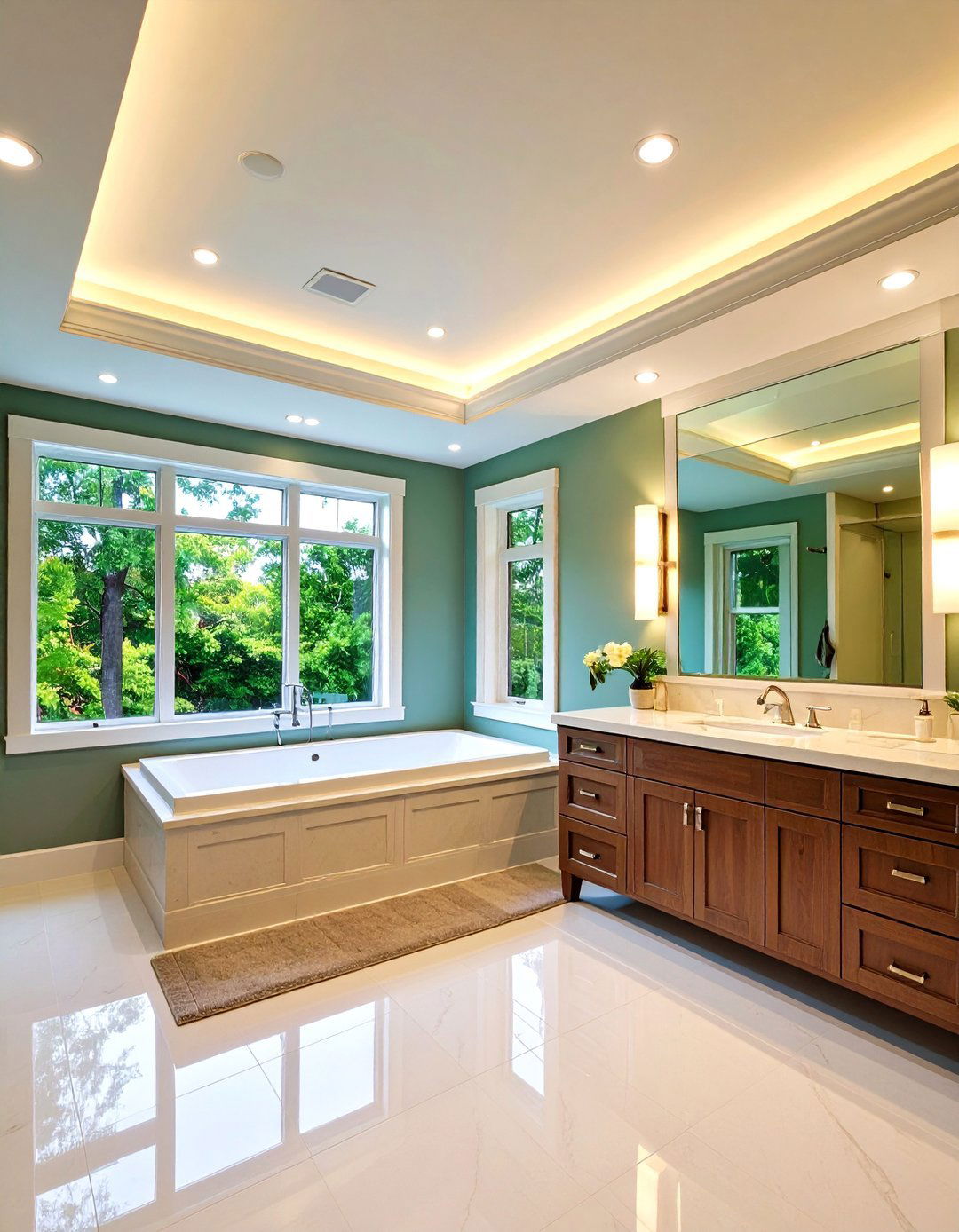 Cove Lighting Installation - 24 Bathroom Ceiling Ideas
