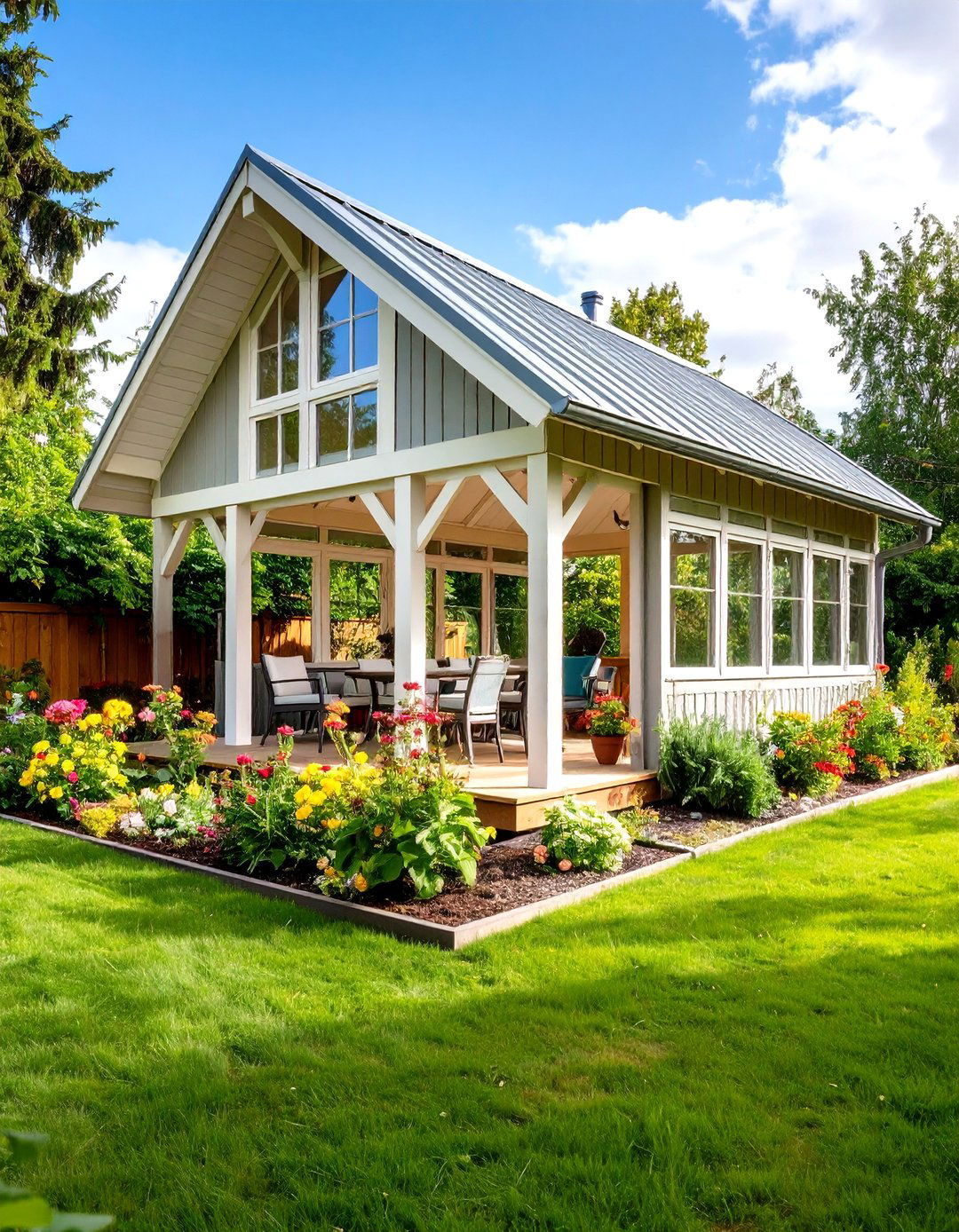 Covered Outdoor Enclosure - 24 Lawn Mower Storage Ideas