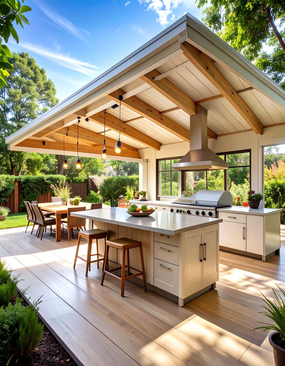 Covered Outdoor Kitchen Areas - 24 Shade Ideas