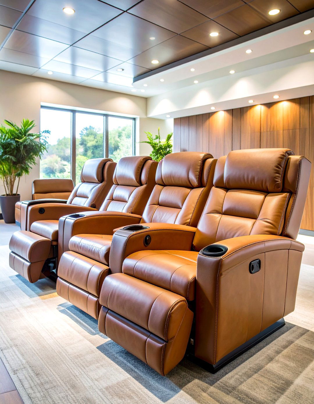 Cowboys Luxury Recliner Lounge Setup - 24 Dallas Cowboys Man Cave Ideas