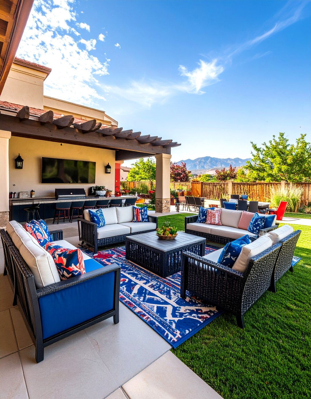 Cowboys Outdoor Viewing Patio Extension - 24 Dallas Cowboys Man Cave Ideas