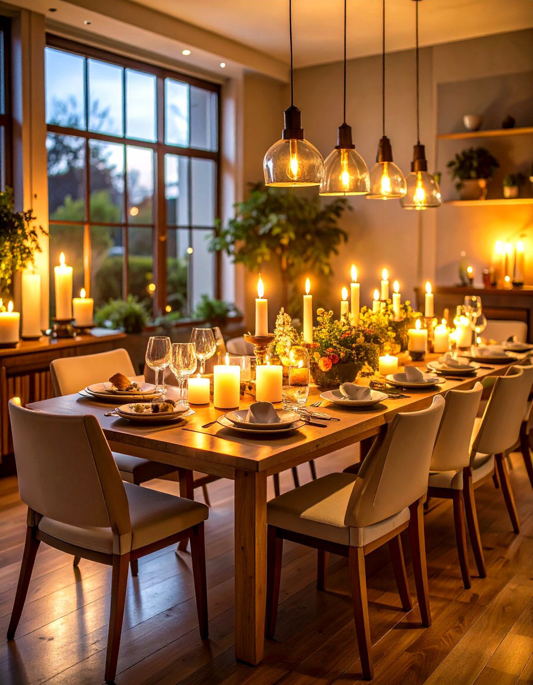 Cozy Candlelight Ambiance - 24 Small Dining Room Ideas
