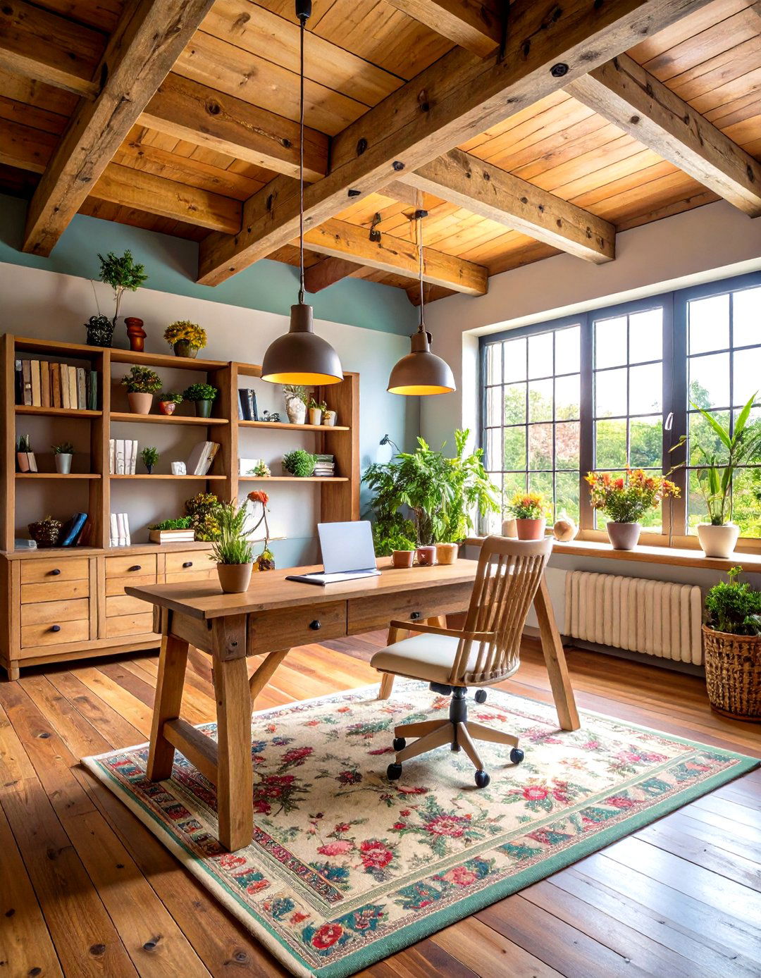 Cozy Cottage Loft Office - 24 Loft Office Ideas