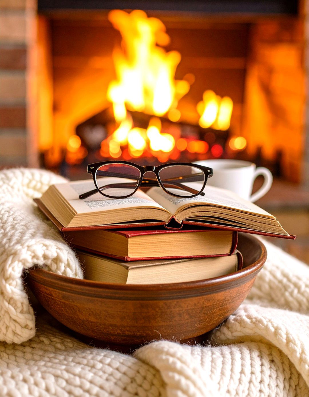 Cozy Fireside Reading Nook Elements - 24 Dough Bowl Decor Ideas