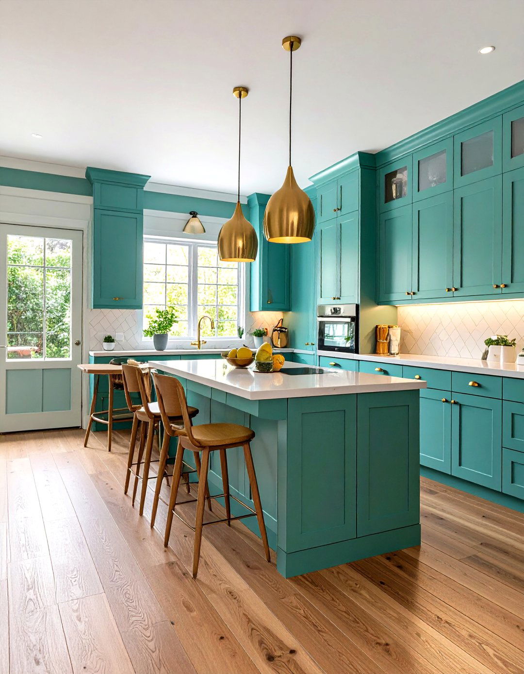 Cozy Galley Kitchen with Efficient Layout and Warm Materials - 24 Cozy Kitchen Ideas