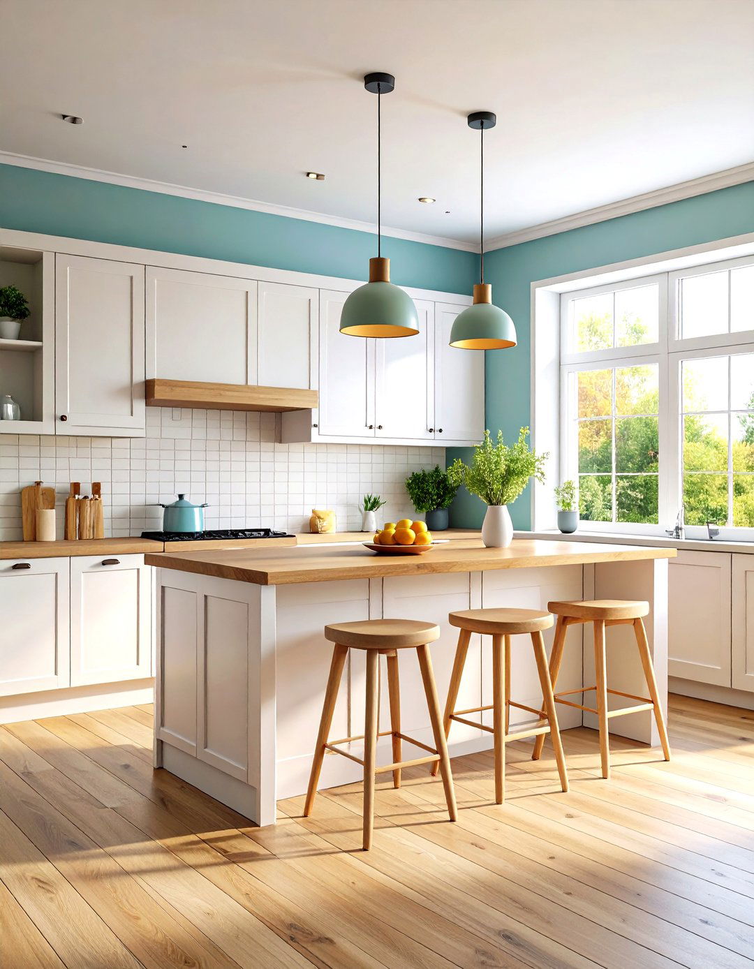 Cozy Kitchen Breakfast Bar Areas - 24 Scandinavian Kitchen Ideas