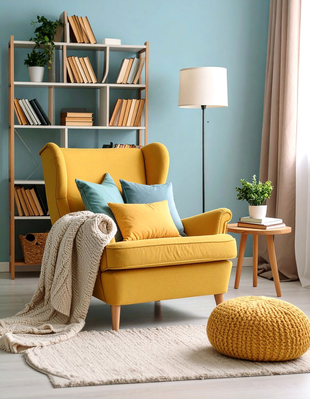Cozy Reading Corner with Built In Seating - 24 Bedroom Corner Ideas