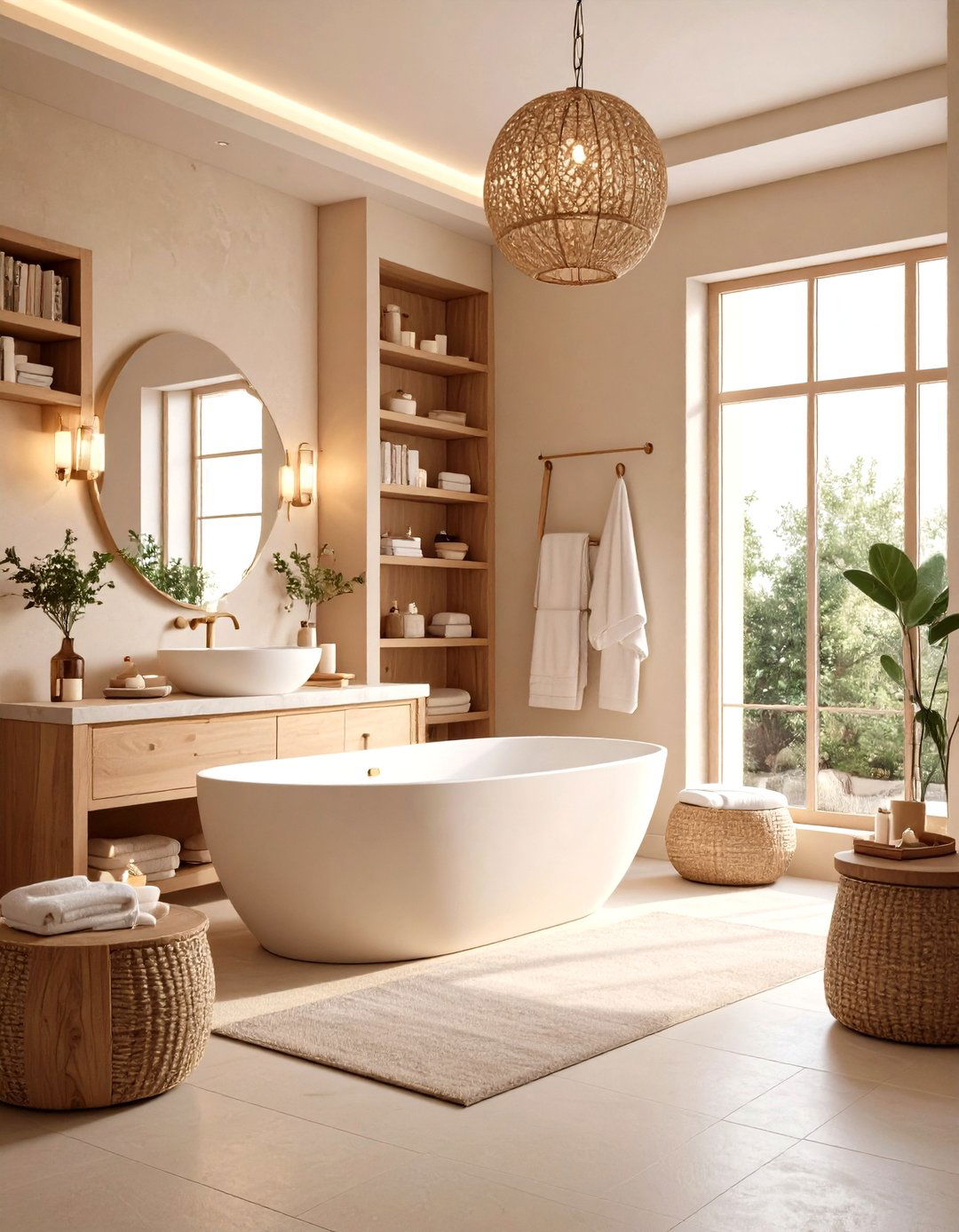 Cozy Reading Nook Bathroom Design - 24 Teen Bathroom Ideas