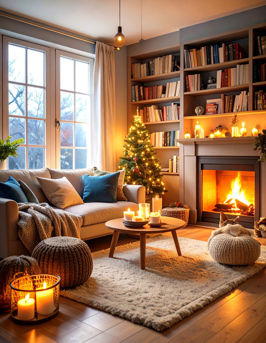 Cozy Reading Nook Combination - 24 Cat Room Ideas