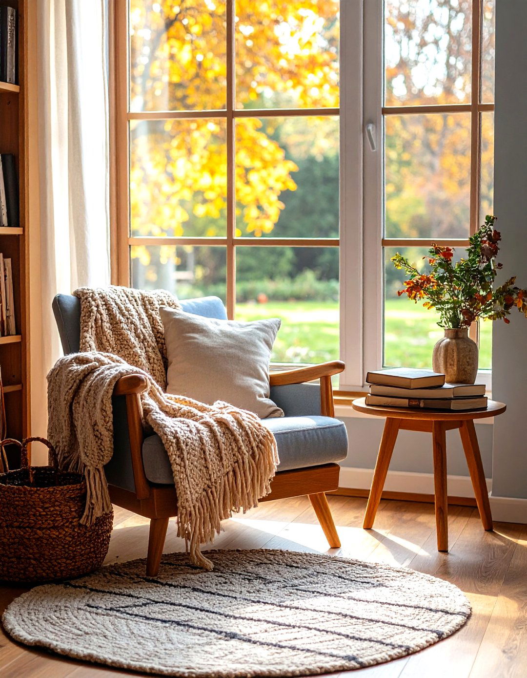 Cozy Reading Nook Corner - 24 Housewarming Decoration Ideas