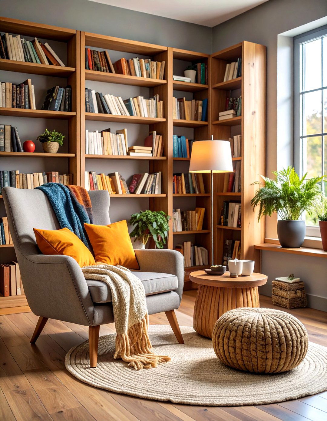 Cozy Reading Nook Corner - 24 Boho-scandinavian Design and Decor Ideas