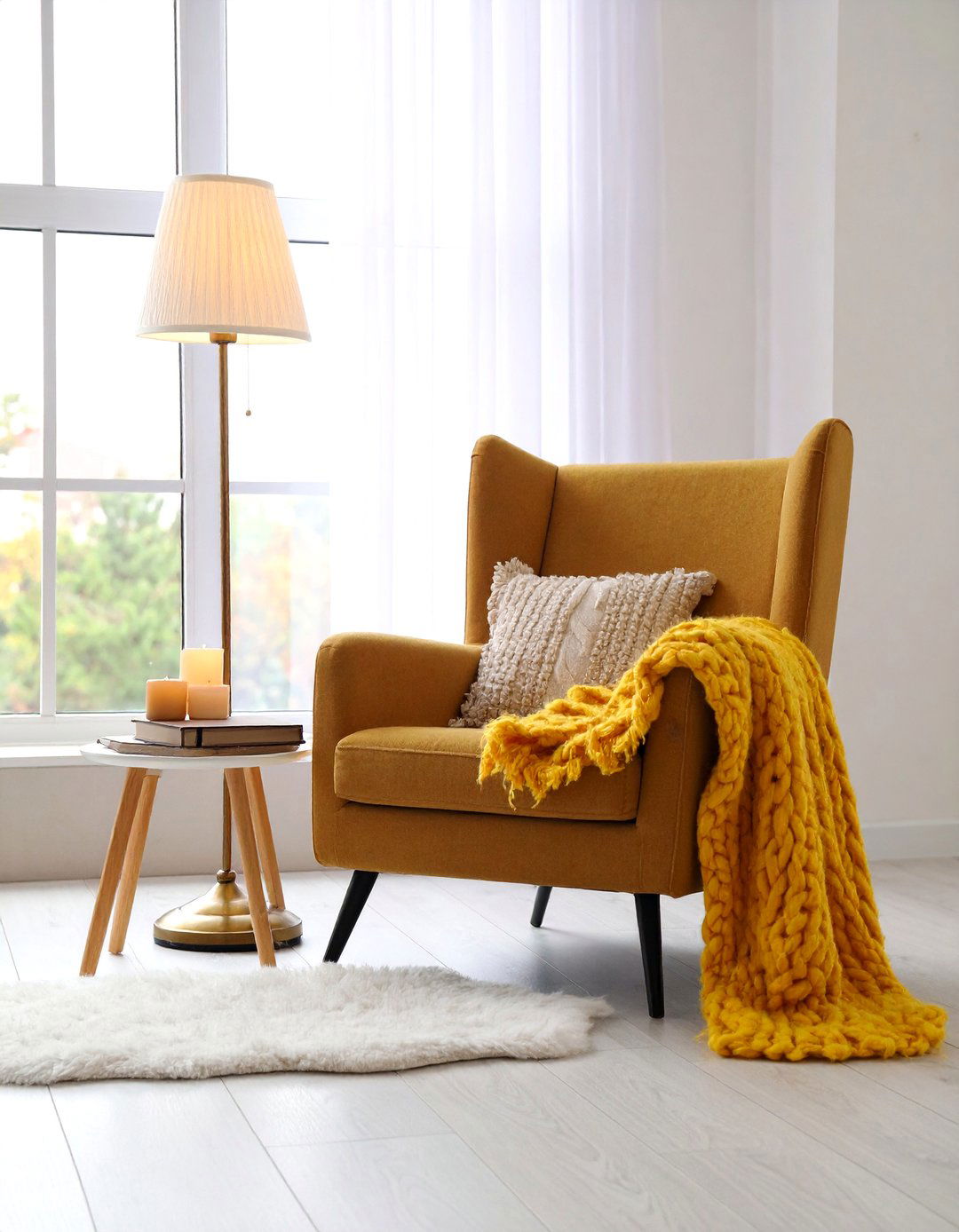Cozy Reading Nook Creation - 24 Budget Apartment Living Room Ideas
