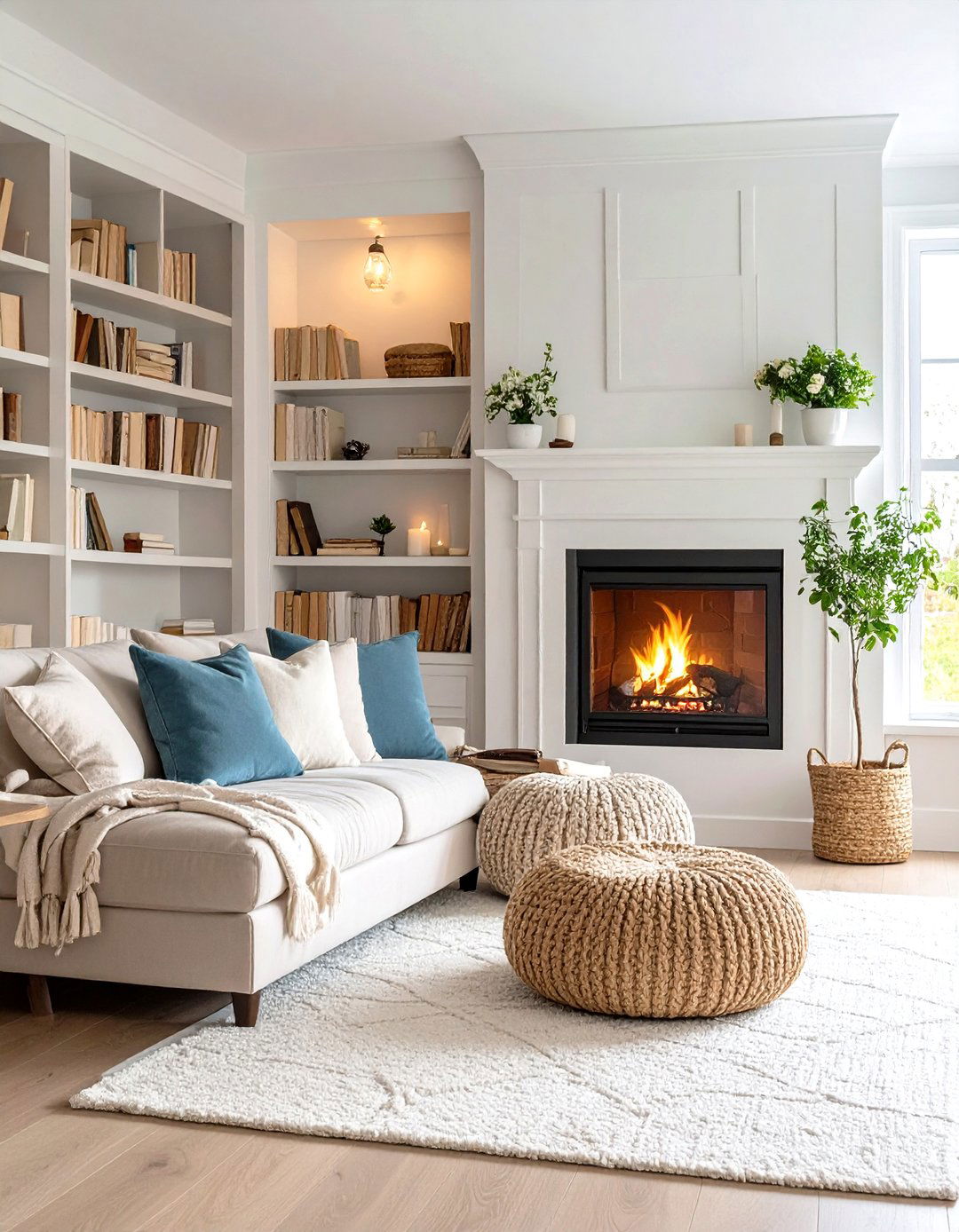 Cozy Reading Nook Fireplace Design - 24 Bedroom Fireplace Ideas