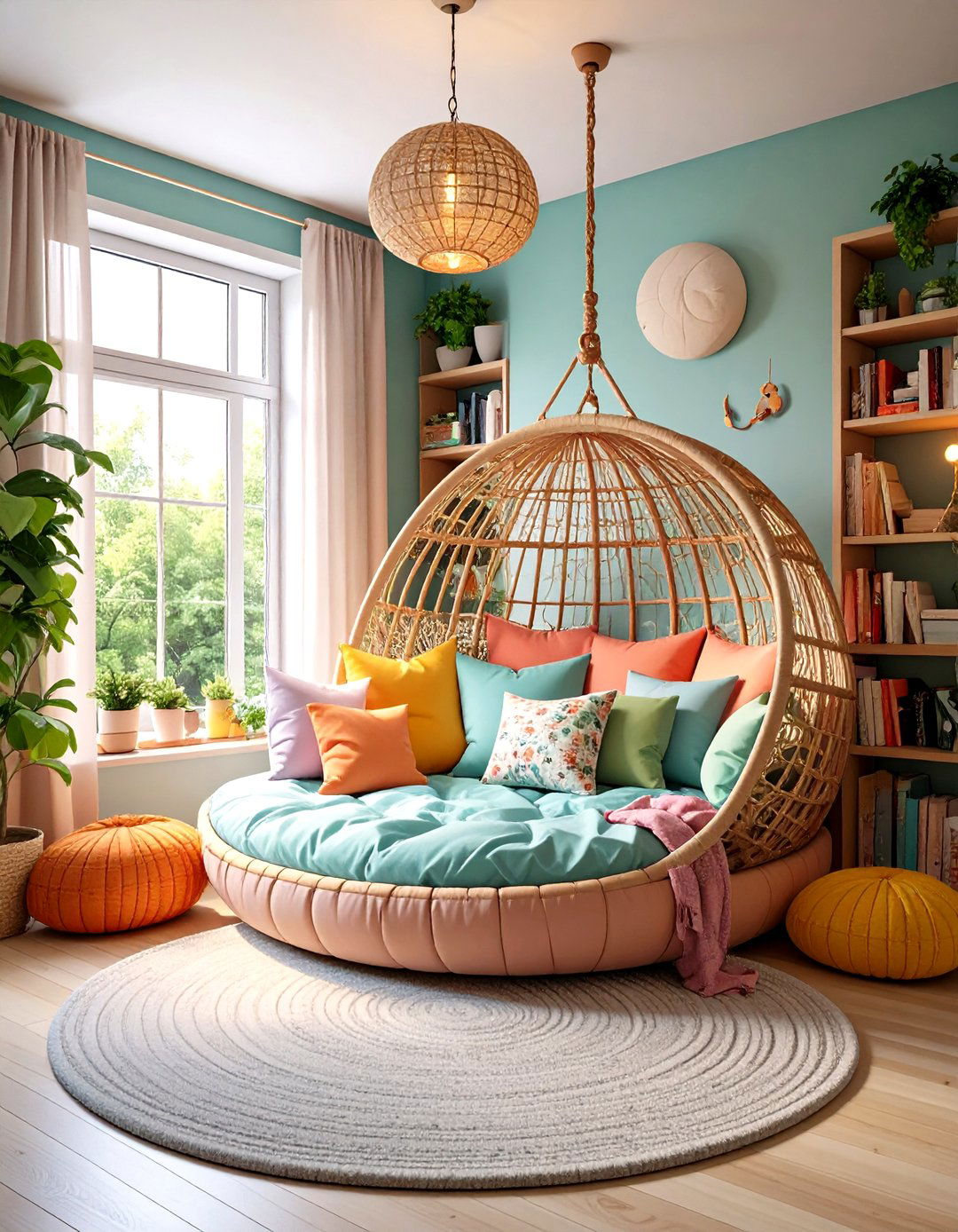 Cozy Reading Nook Teen Bedroom Design - 24 Teen Bedroom Ideas