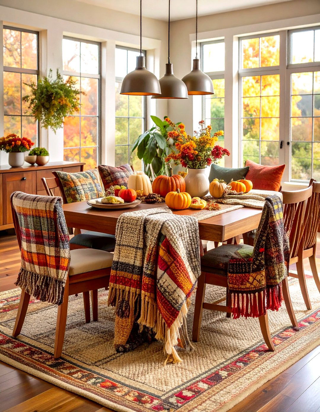 Cozy Textile Layering Concept