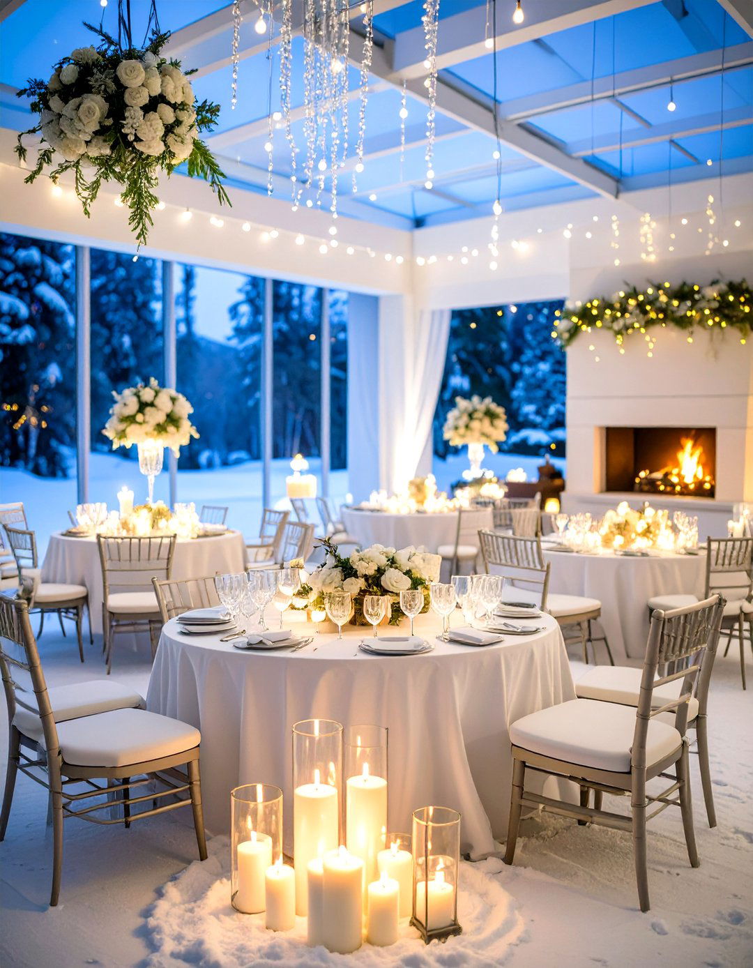 Cozy Winter Wonderland - 24 50th Wedding Anniversary Ideas