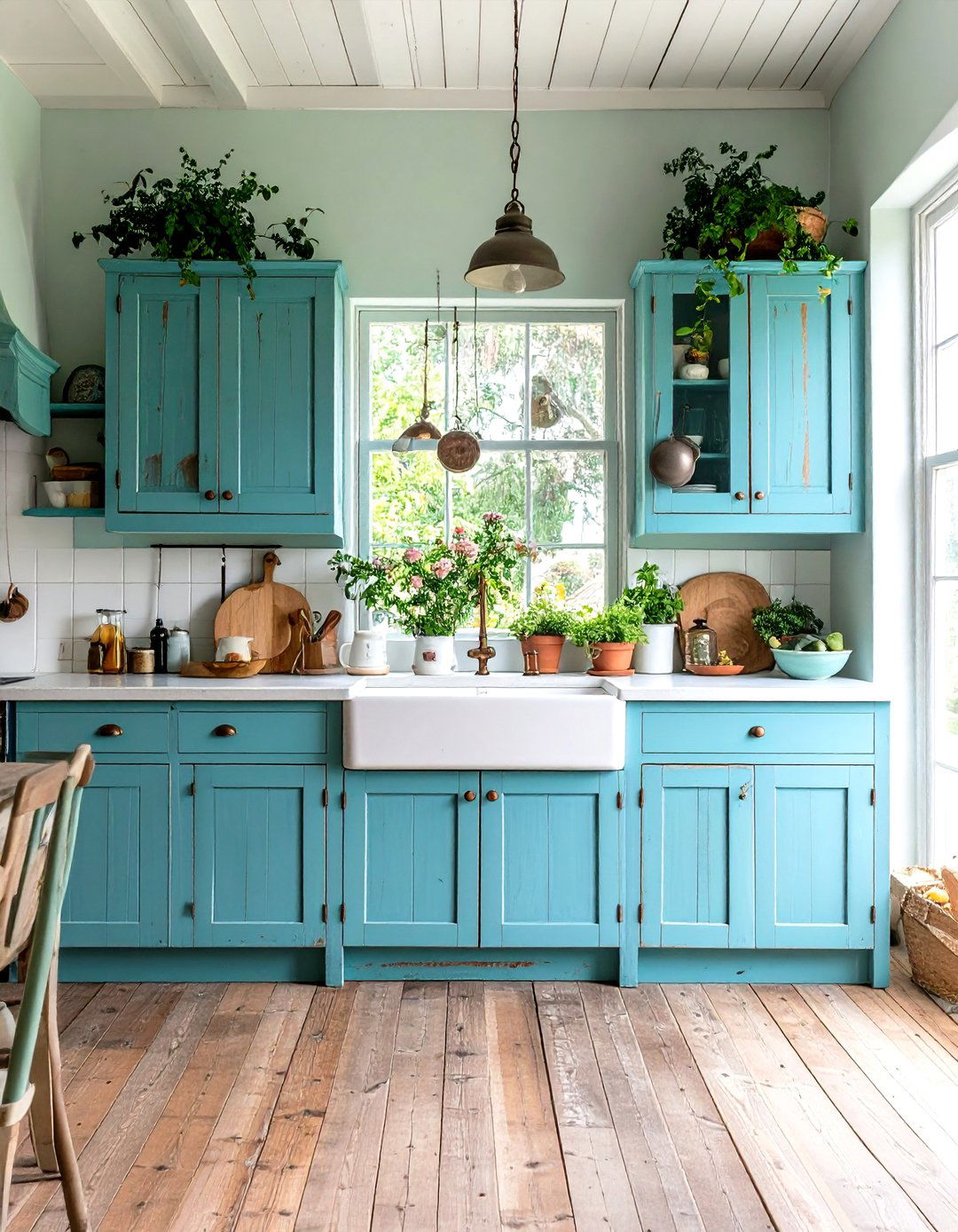 Crackling Vintage Cabinet Technique - 24 Painting Kitchen Cabinet Ideas