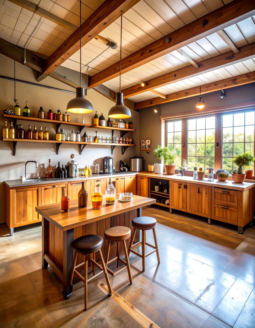 Craft Beer Brewing Game Room - 24 Garage Game Room Ideas