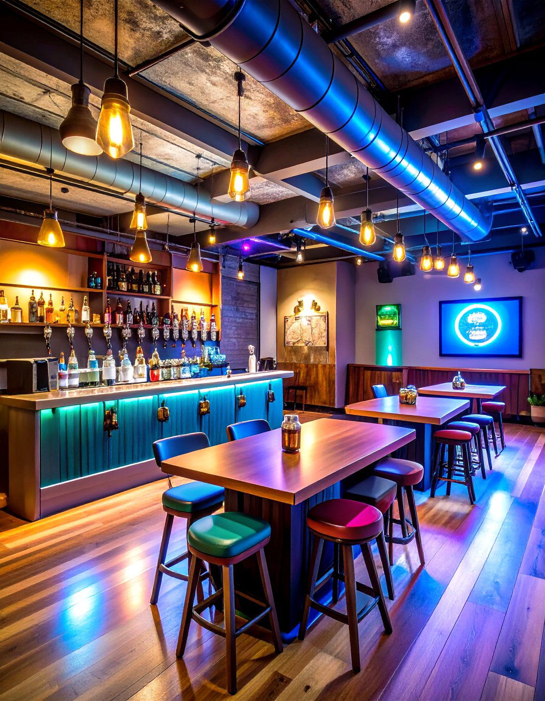 Craft Beer Gaming Lounge - 24 Basement Game Room Ideas
