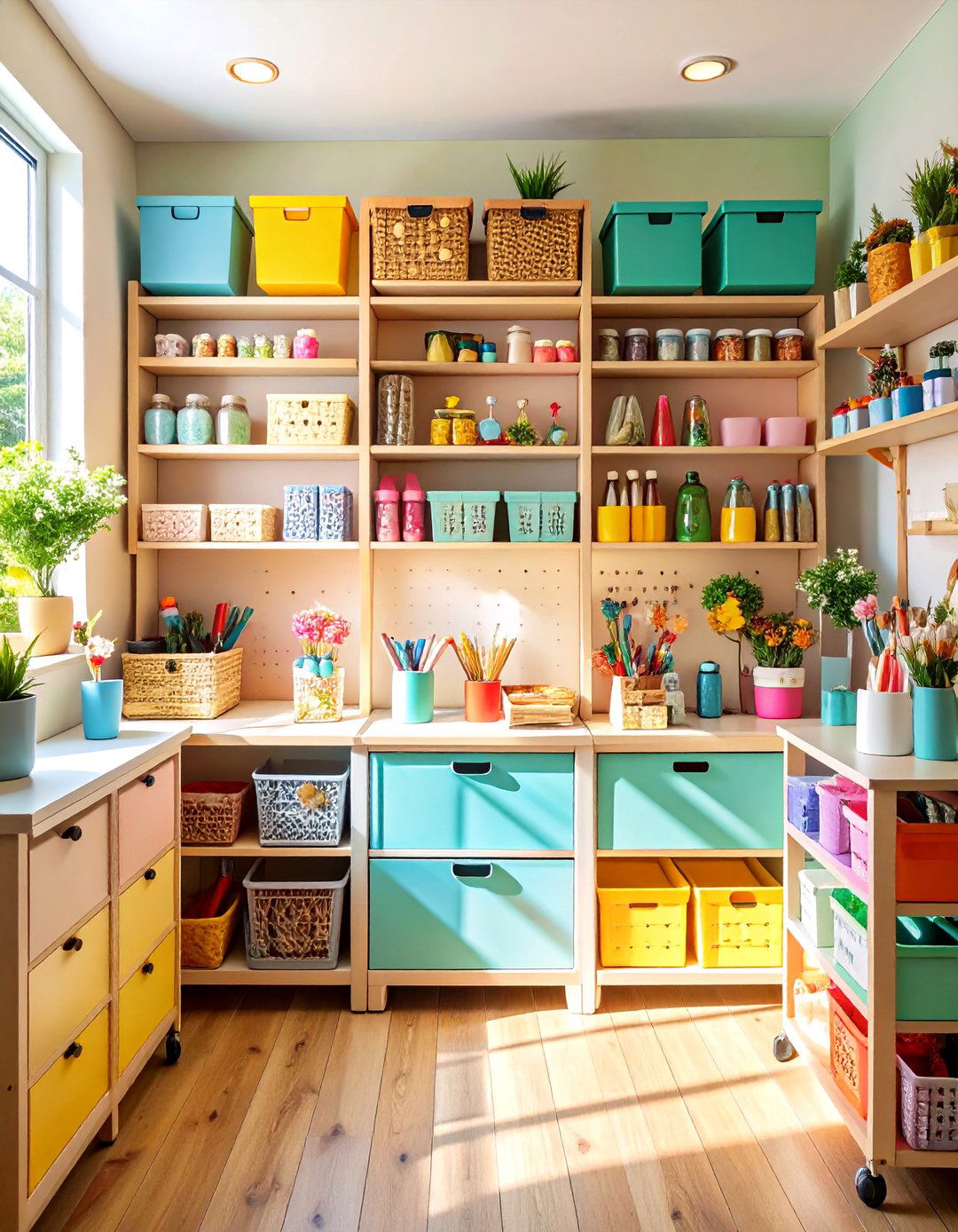 Craft Room Storage Solutions - 24 Storage Ideas