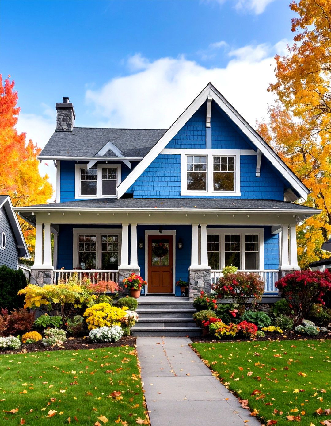 Craftsman Stone and Shingle Harmony - 24 Stone Exterior Home Ideas