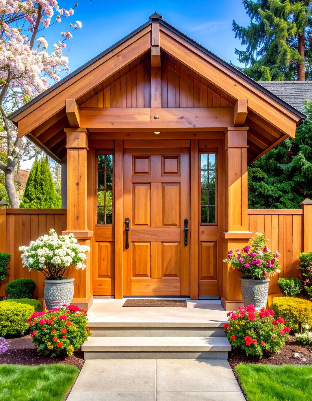 Craftsman Style Door Casing - 24 Exterior Door Trim Ideas