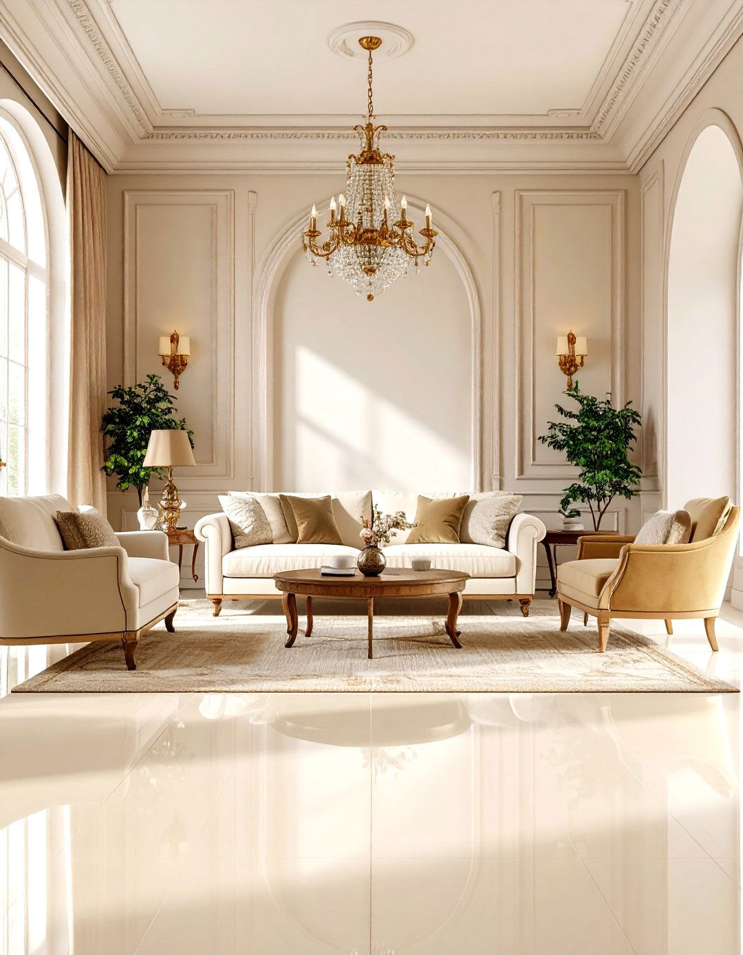 Cream Colored Smooth Finish Concrete Floor - 24 Indoor Concrete Floor Paint Ideas