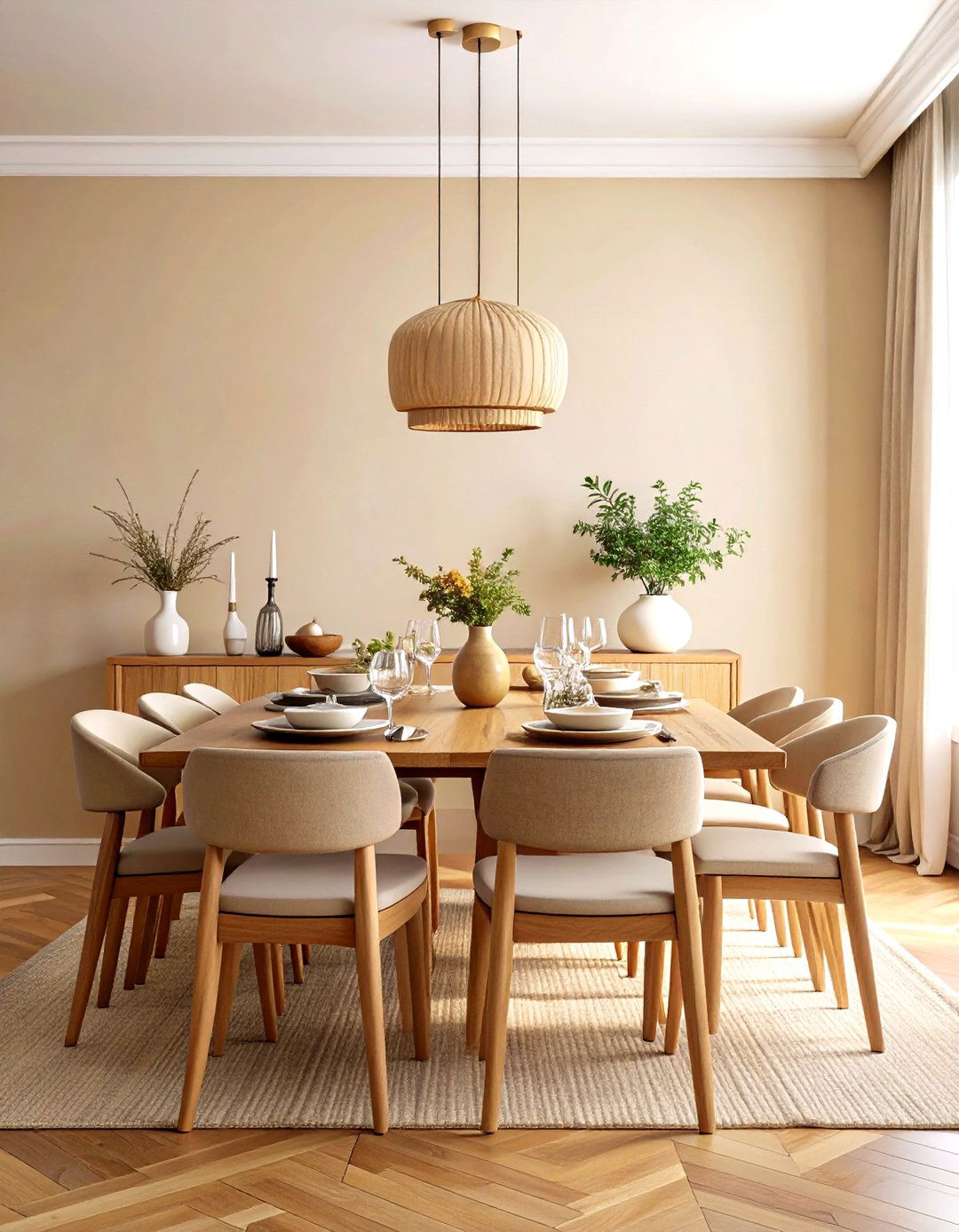 Cream Dining Room Warmth - 24 Dining Room Paint Colors