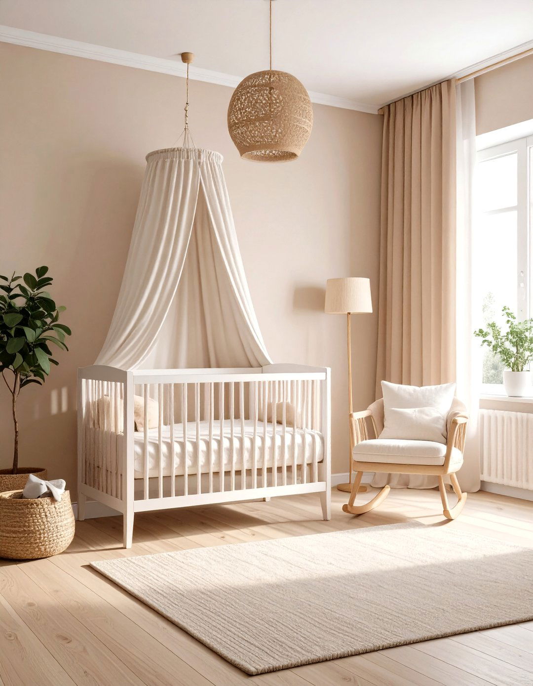 Creamy Beige Nursery Comfort - 24 Calming Paint Colors