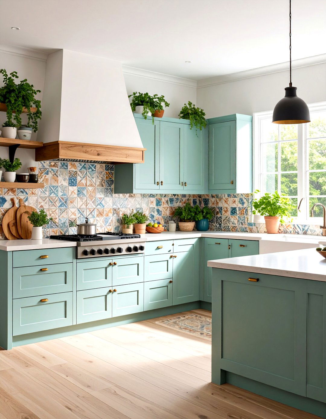 Creative Backsplash Combinations - 24 Eclectic Kitchen Ideas