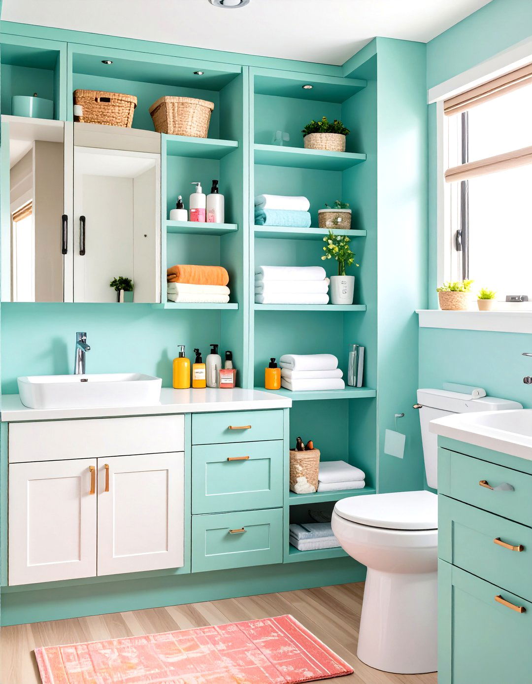 Creative Storage Niche Solutions - 24 Small Rv Bathroom Ideas