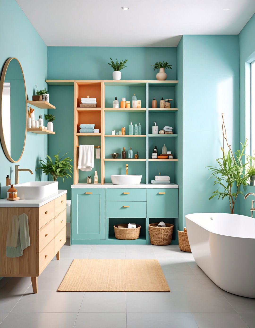 Creative Storage Solutions - 24 Quirky Bathroom Ideas