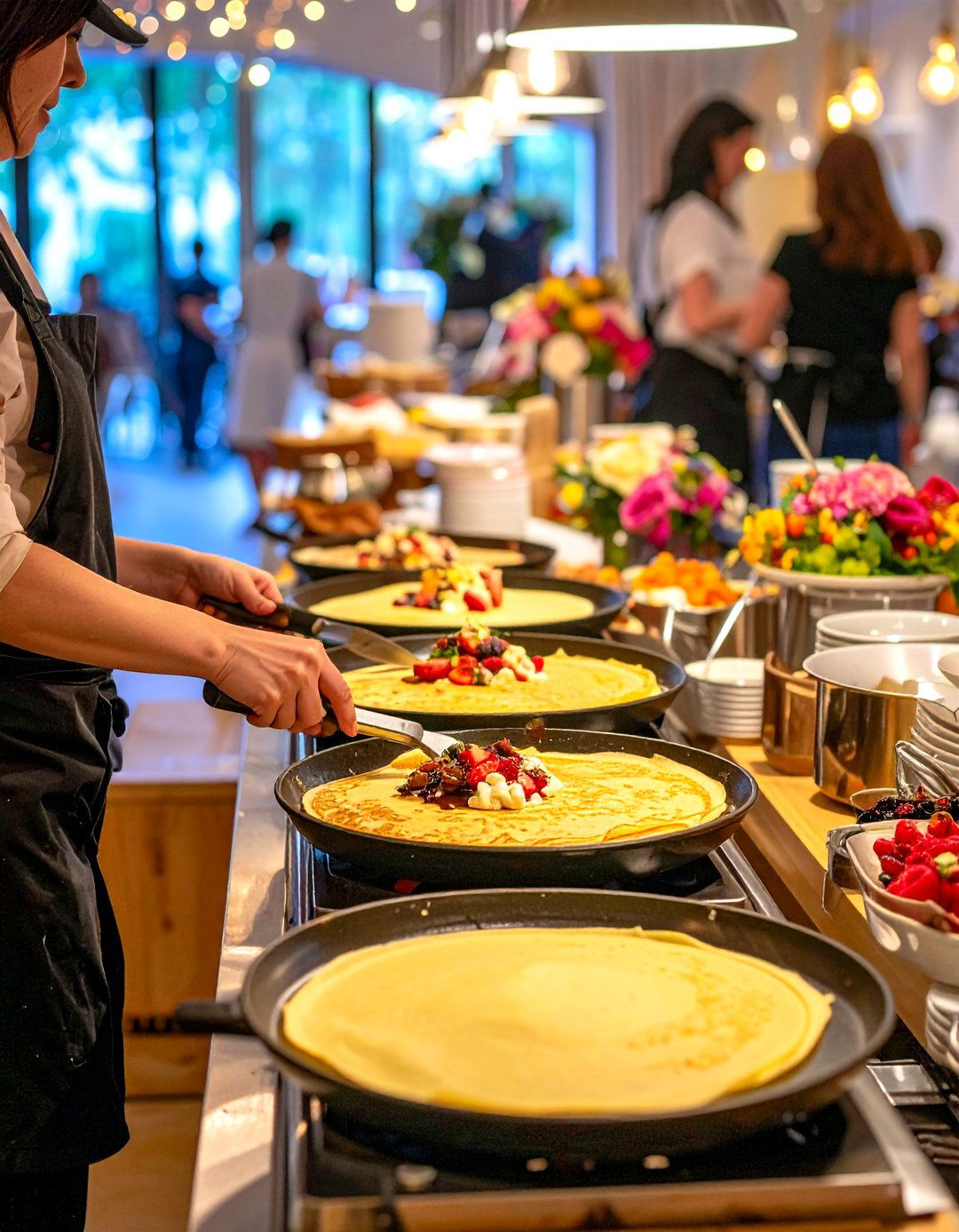 Crepe Station Experience - 24 Wedding Dessert Ideas