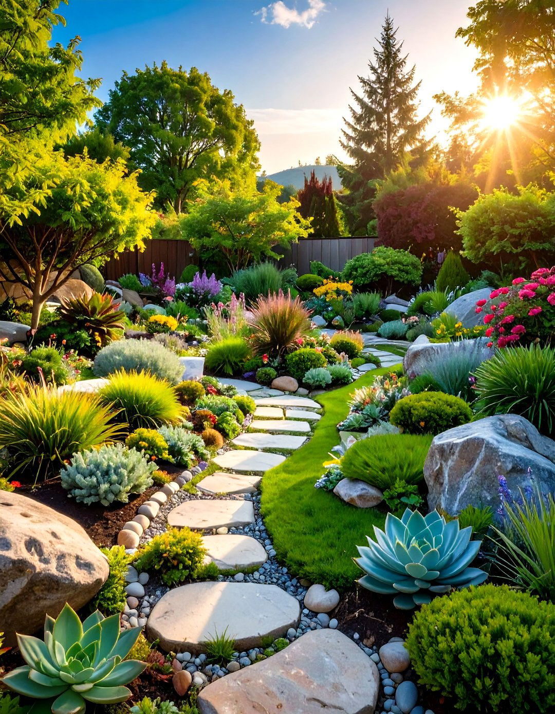 Crevice Rock Garden - 24 Xeriscape Ideas