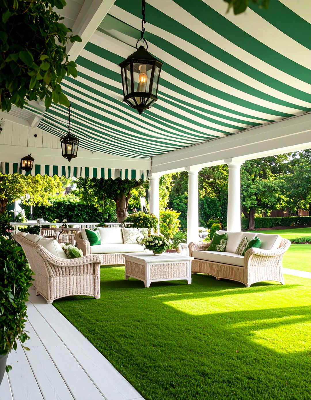 Cricket Club Veranda - 24 Preppy Room Ideas