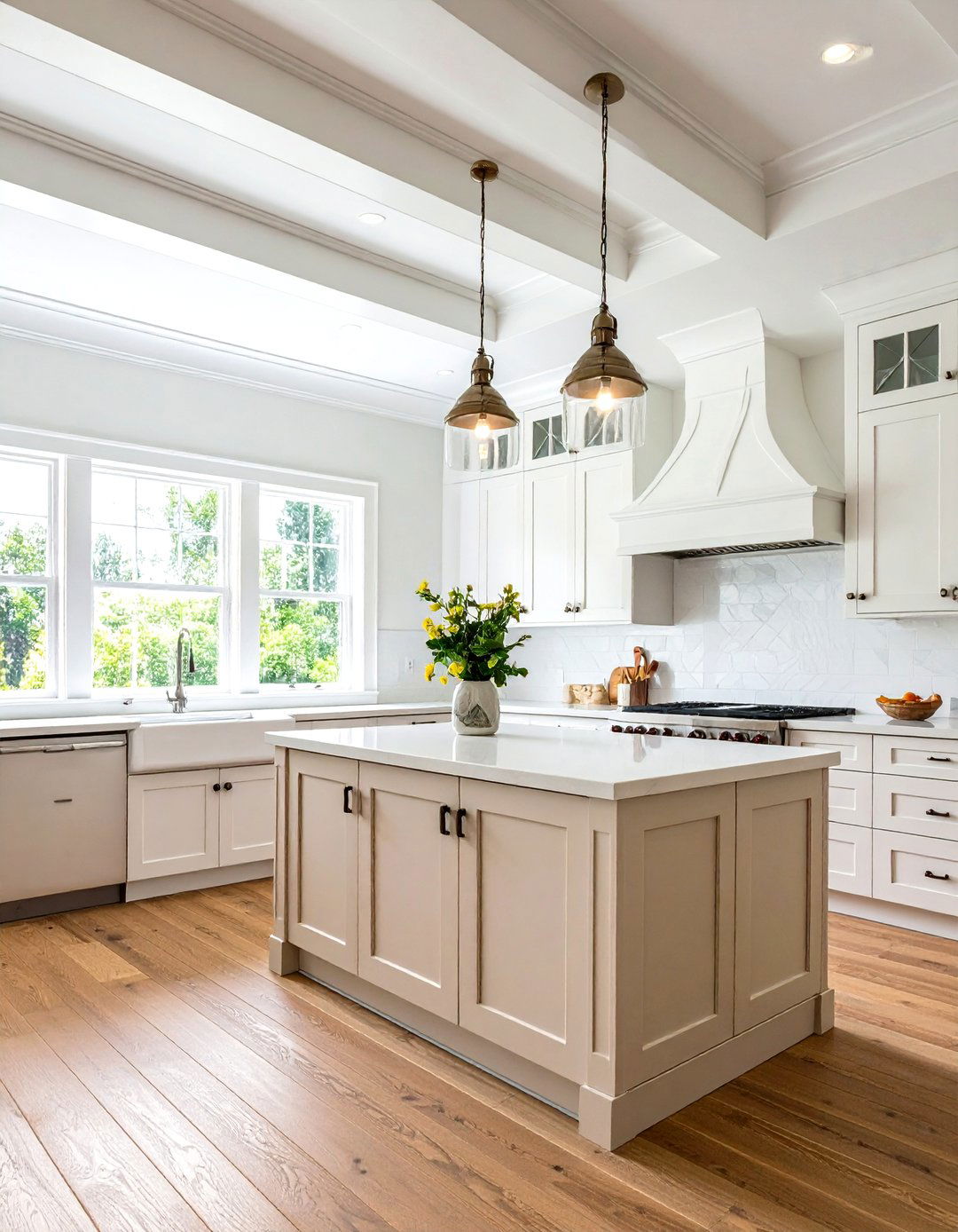 Crown Molding Kitchen Soffit with Traditional Elegance - 24 Kitchen Soffit Ideas