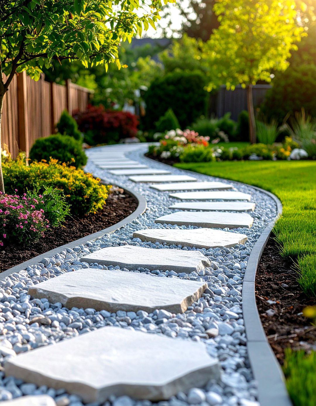 Crushed Stone Aggregate Paths - 24 Natural Walkway Ideas