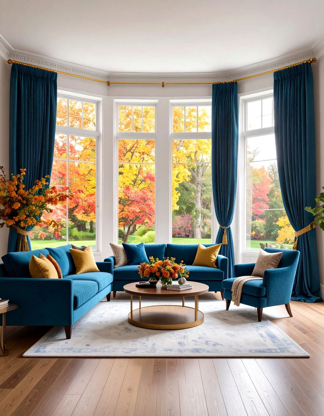 Crystal Chandelier Lighting - 24 Traditional Living Room Ideas