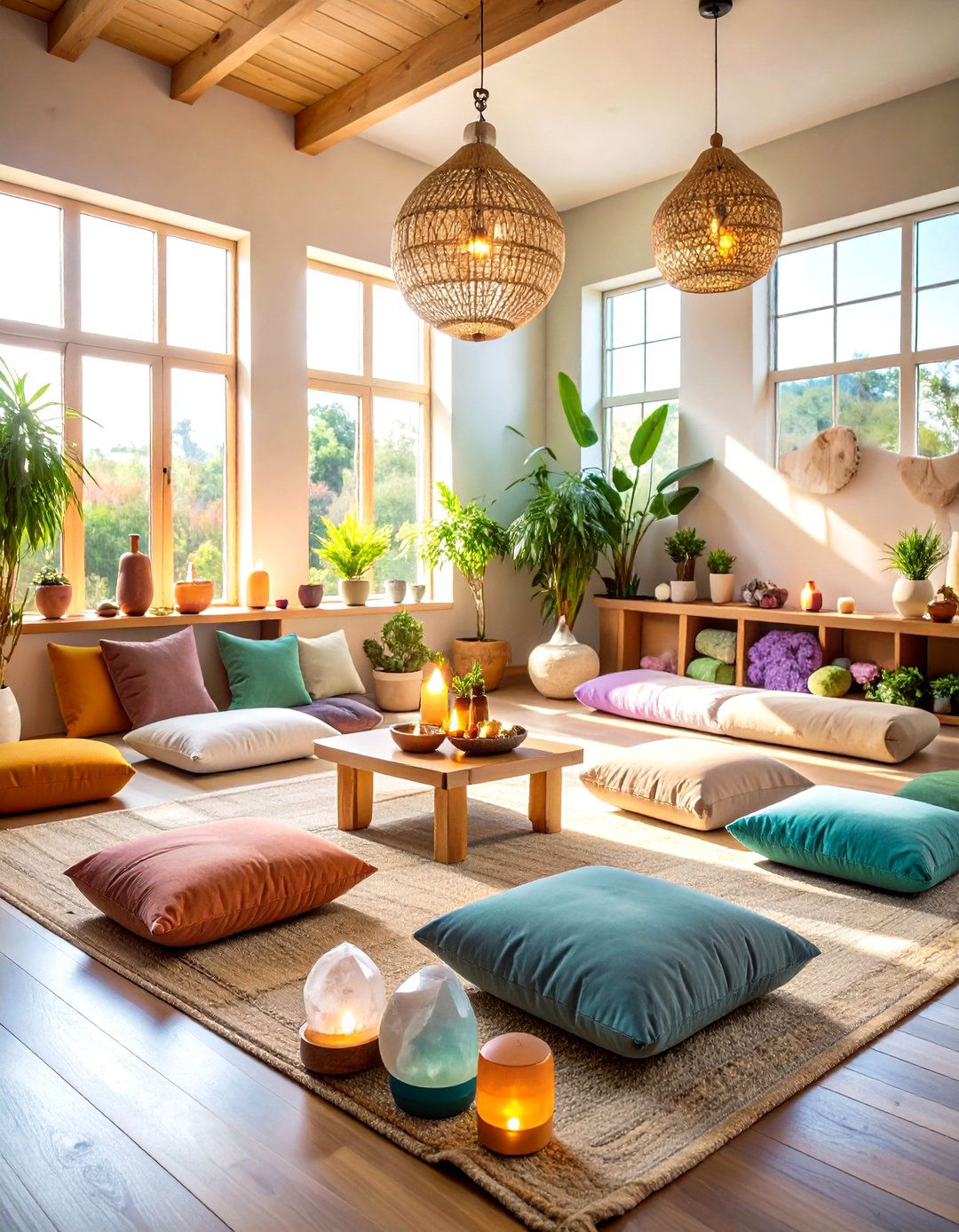 Crystal Healing Meditation Spa Room - 24 Spa Room Ideas
