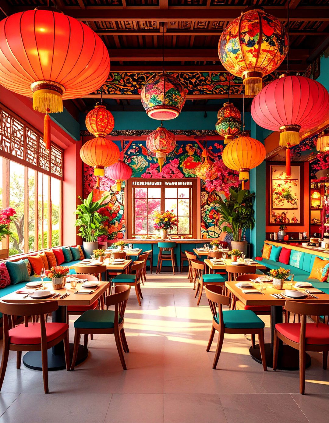 Cultural Fusion Identity Spaces - 24 Restaurant Interior Design Ideas