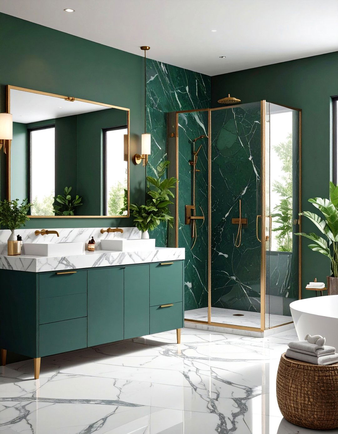 Cultured Marble Budget Friendly Alternative - 24 Marble Bathroom Ideas