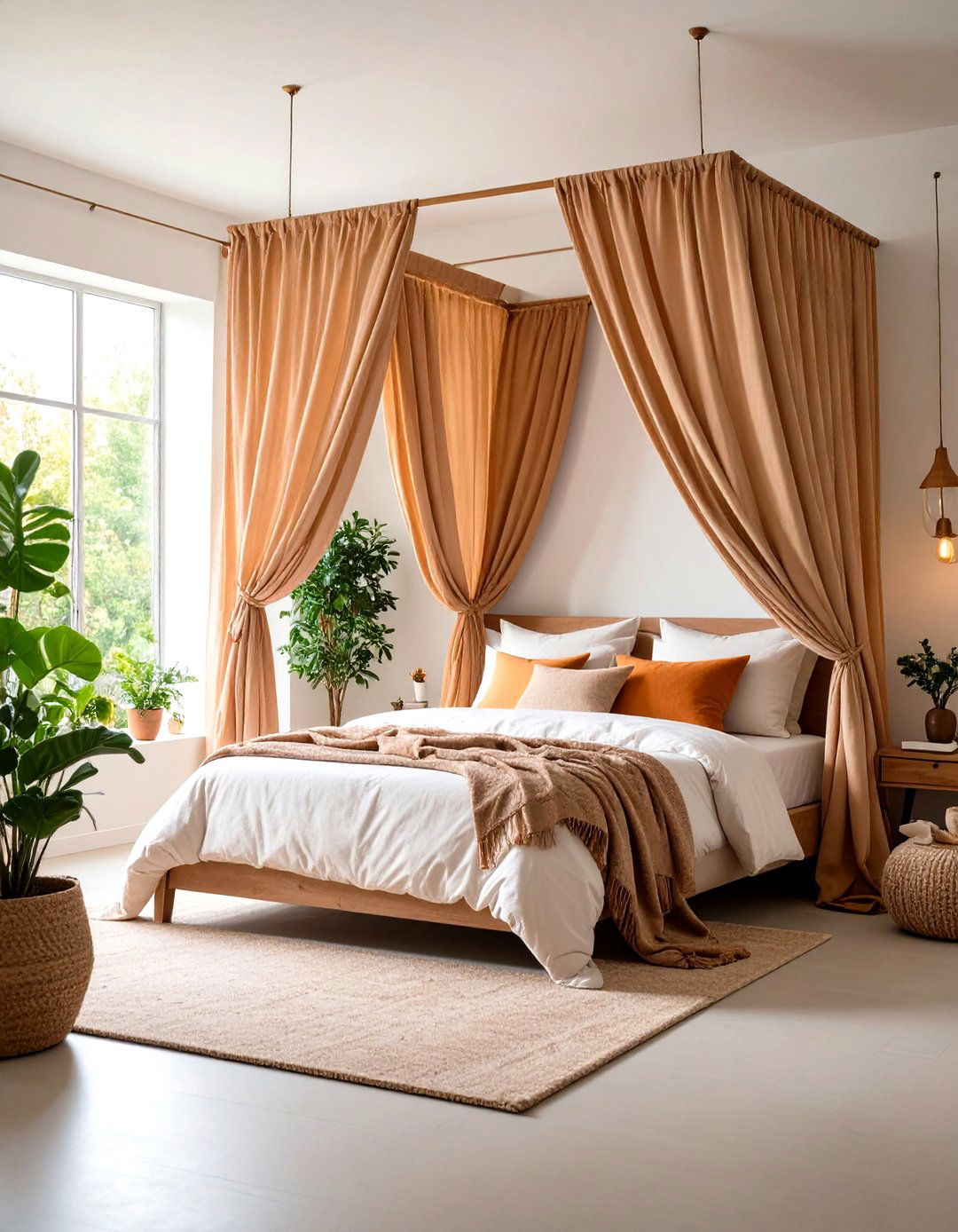 Curtained Bed Nook for Privacy - 24 Bed Nook Ideas