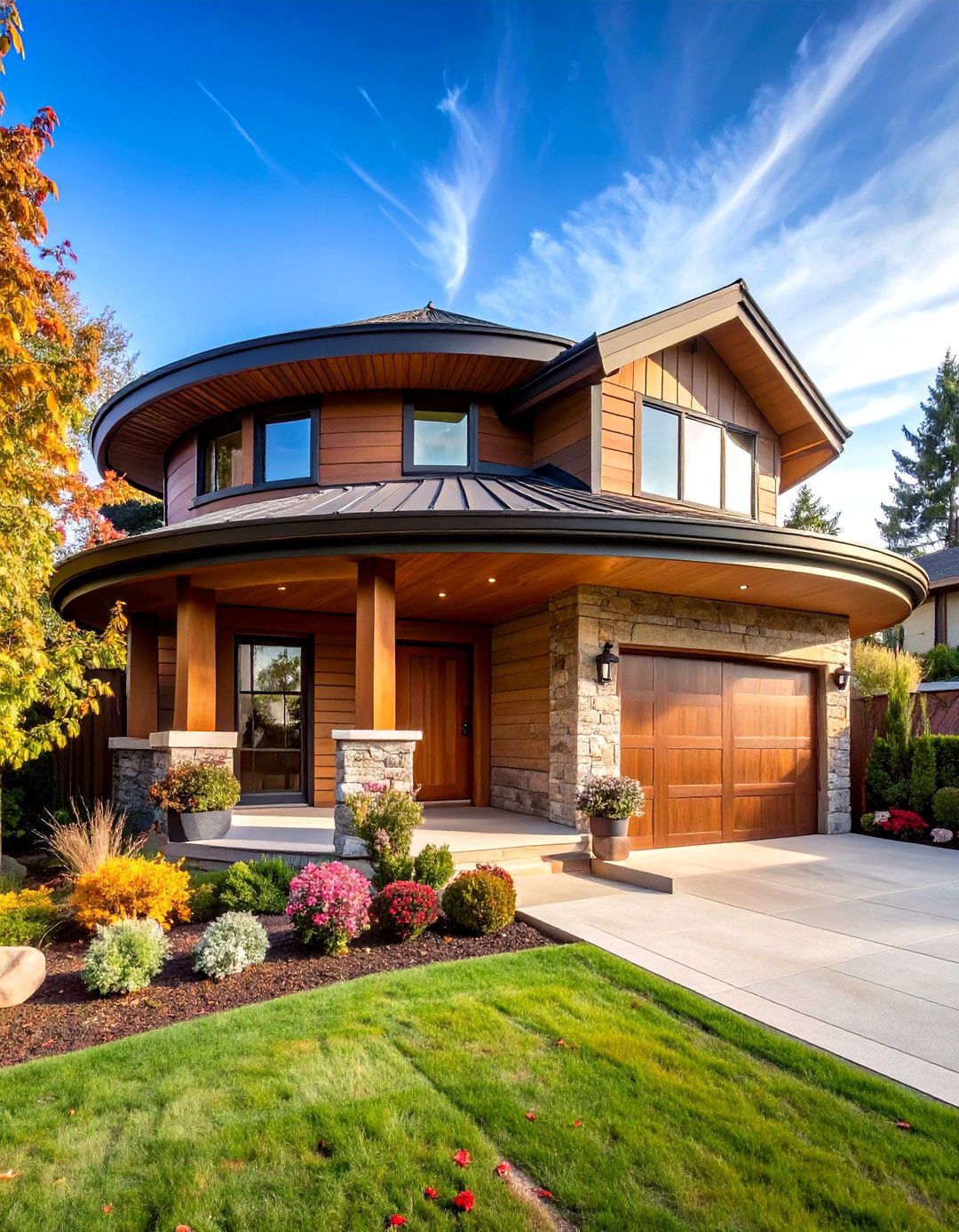 Curved Barrel Roof Innovation - 24 Front Porch Roof Ideas