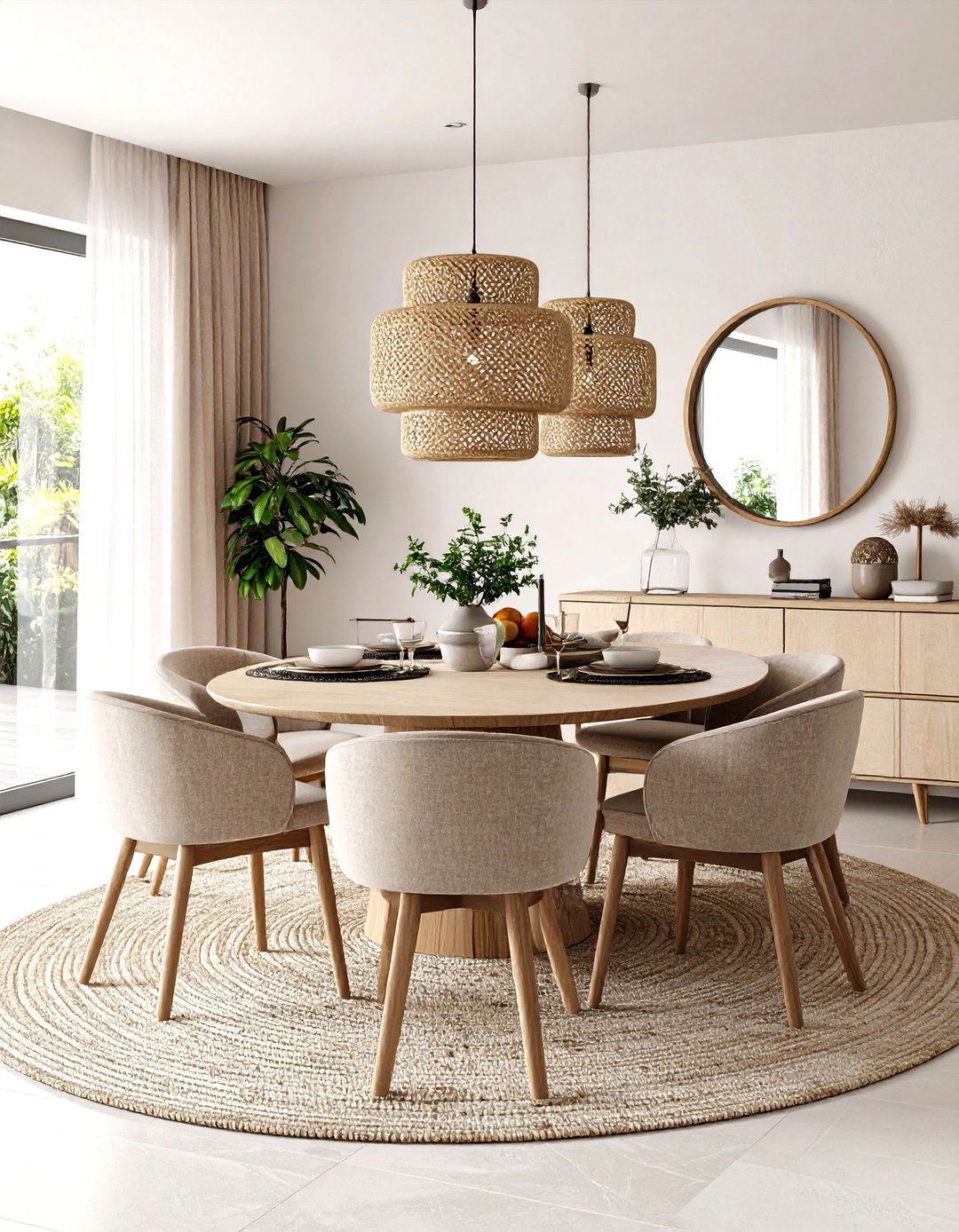 Curved Furniture Dining Areas - 24 House Decor Ideas