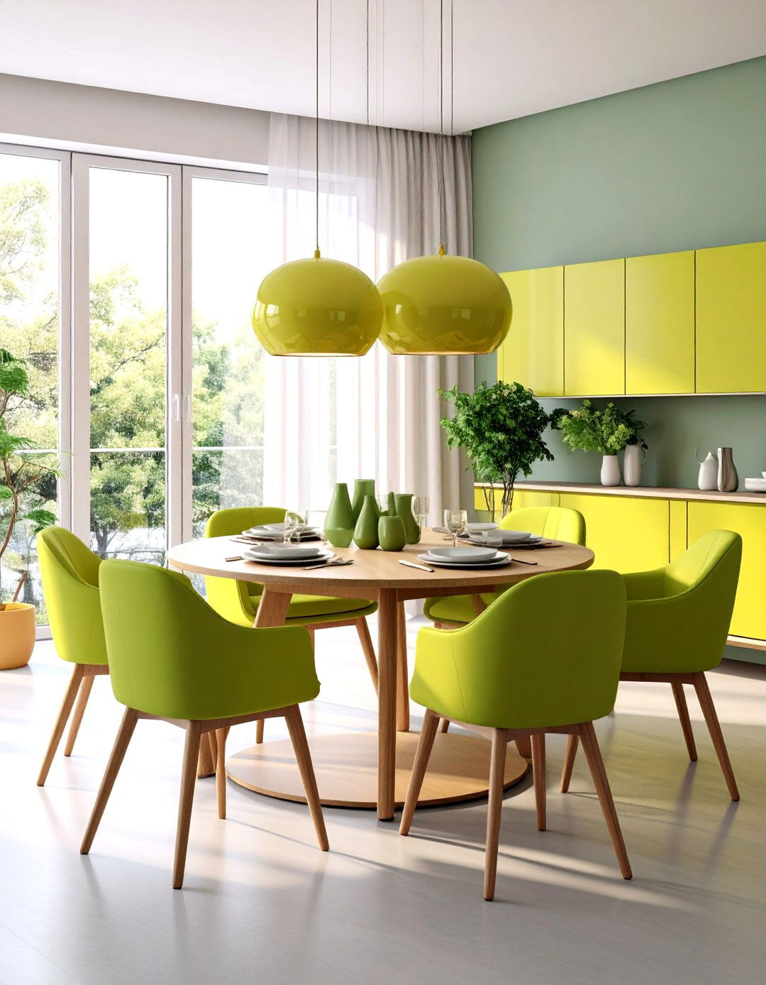 Curved Furniture Elegance - 24 Glam Dining Room Ideas