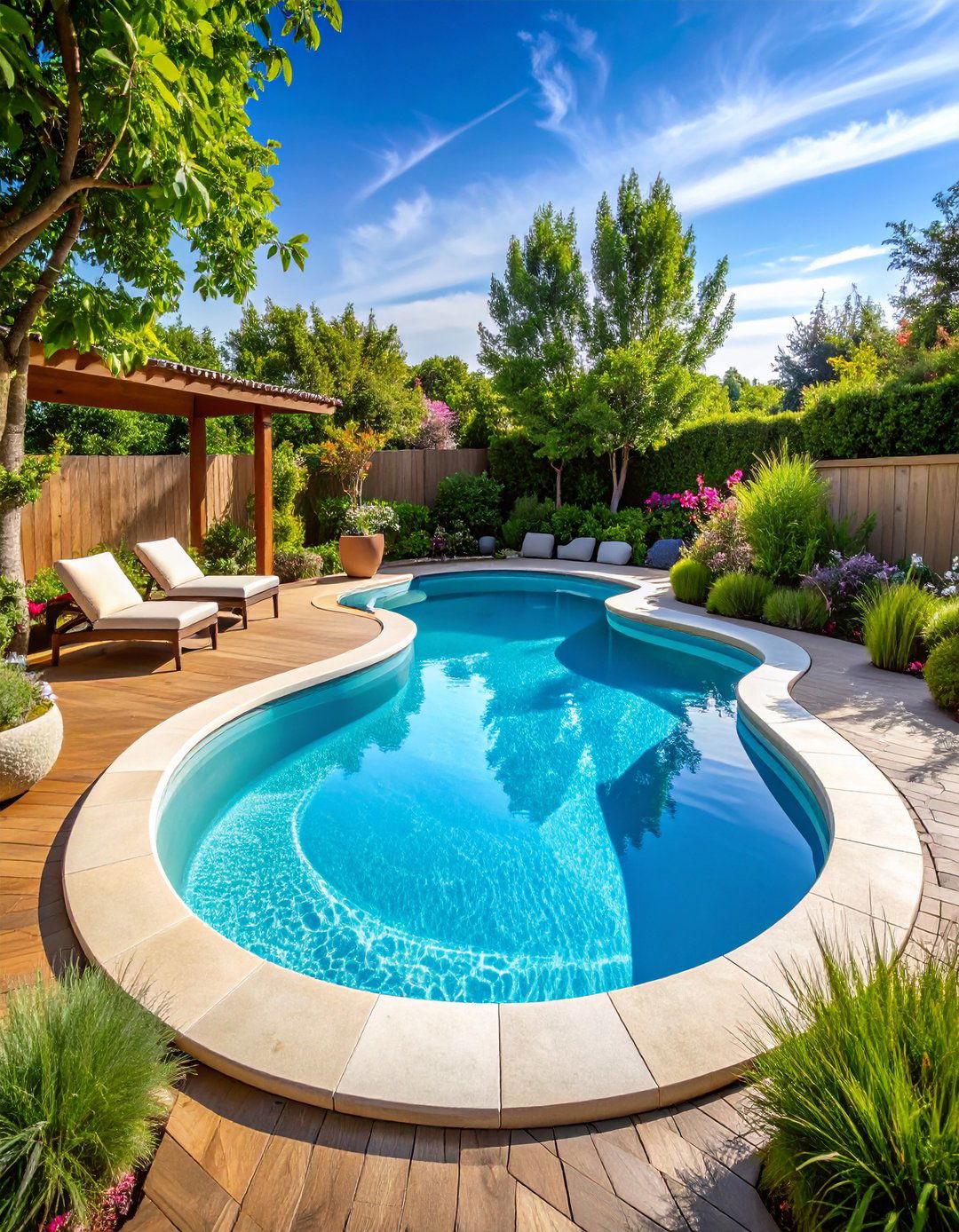 Curved Organic Plunge Pool Shape - 24 Plunge Pool Ideas