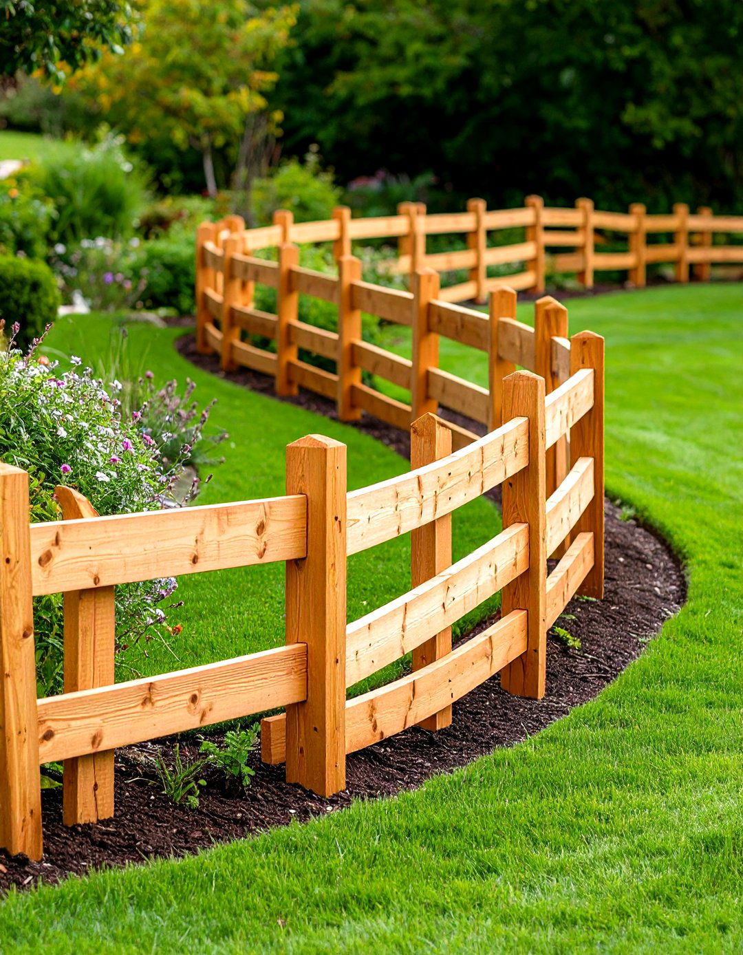 Curved Pallet Fence Design - 24 Pallet Fence Ideas