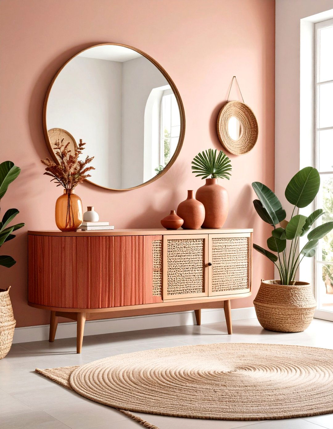Curved Silhouettes Modern Trend - 24 entryway table decor ideas