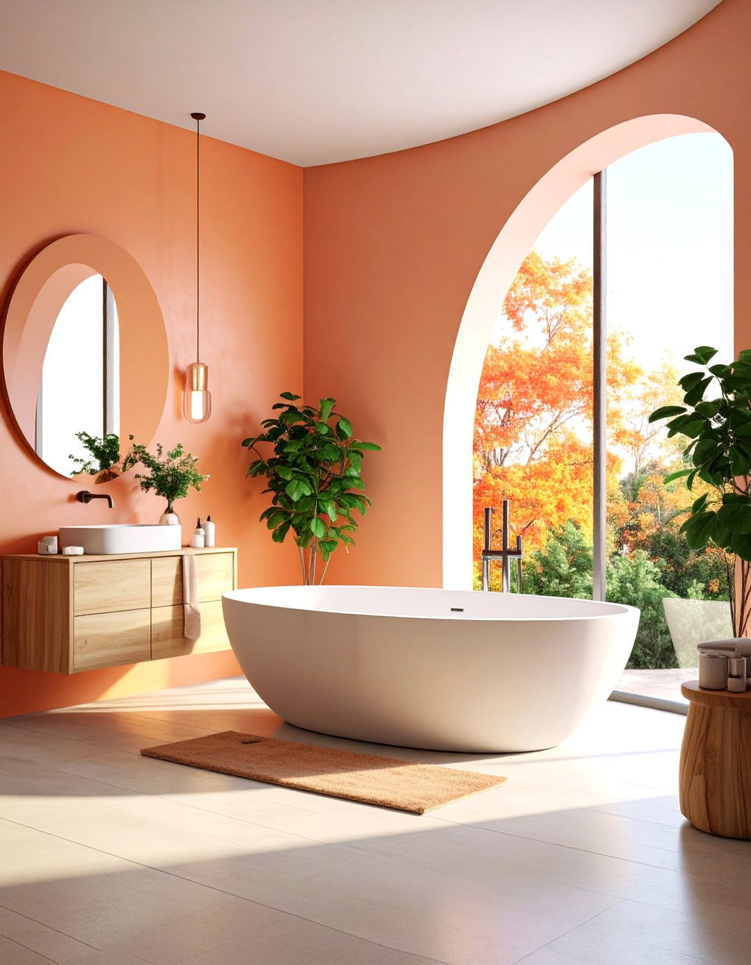 Curved Wall Bathtub Surround - 24 Bathtub Surround Ideas